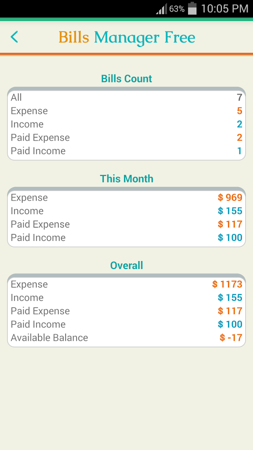 Bills Manager & Reminder Free Android Apps on Google Play