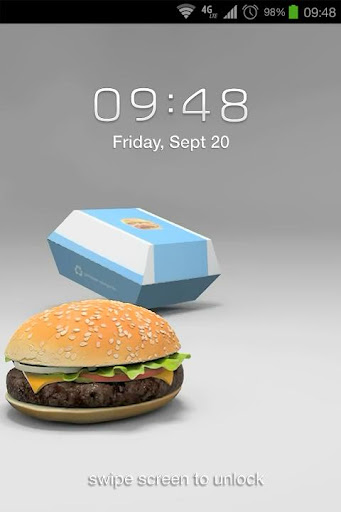 Burger Live Wallpaper