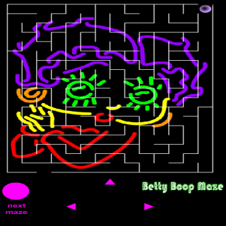 Betty Boop Neon Maze Screen 3