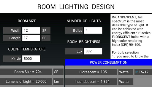 【免費商業App】Room Lighting Design-APP點子