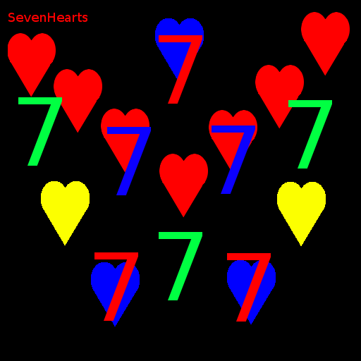 Seven Hearts LOGO-APP點子