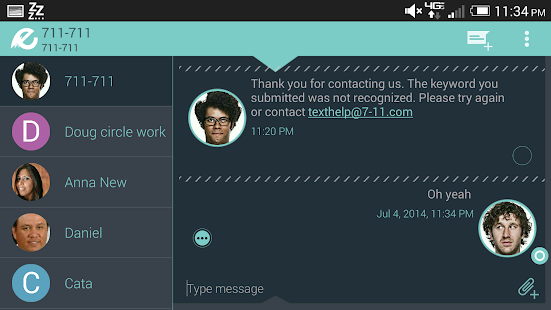 EvolveSMS - Theme Minimus L Screenshots 3