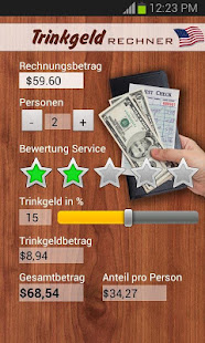 Trinkgeld-Rechner USA(圖1)-速報App