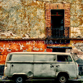 Old Times by Carlos Casillas - City,  Street & Park Street Scenes