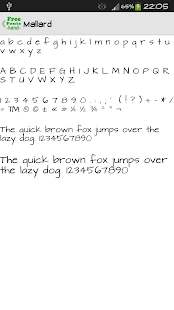 Handwriting Fonts for Flipfont Screenshots 2