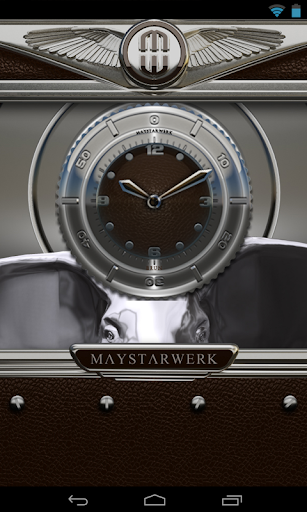 【免費個人化App】Clock Widget Brown Eleplant-APP點子