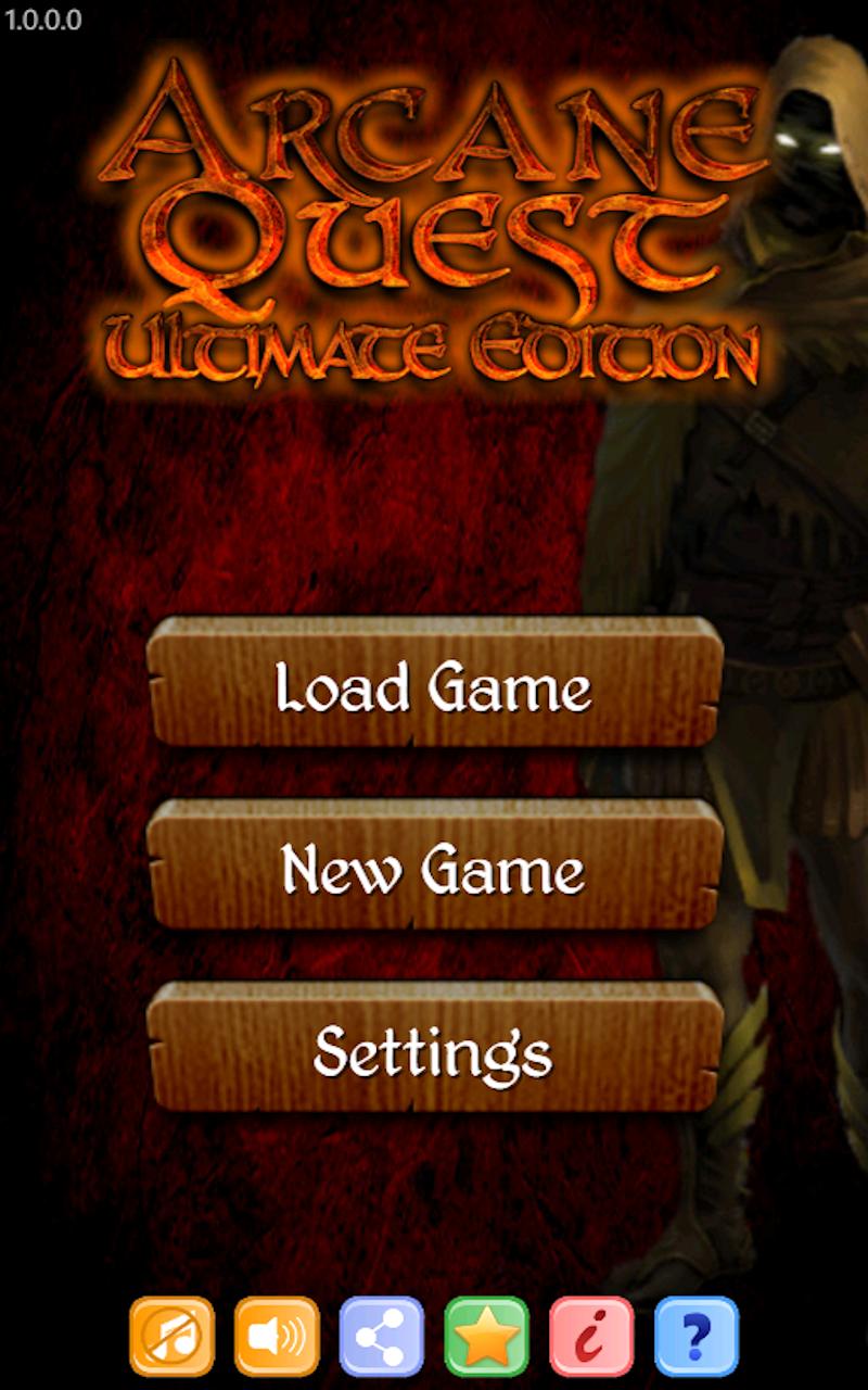 Android application Arcane Quest screenshort