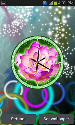 Lotus Clock
