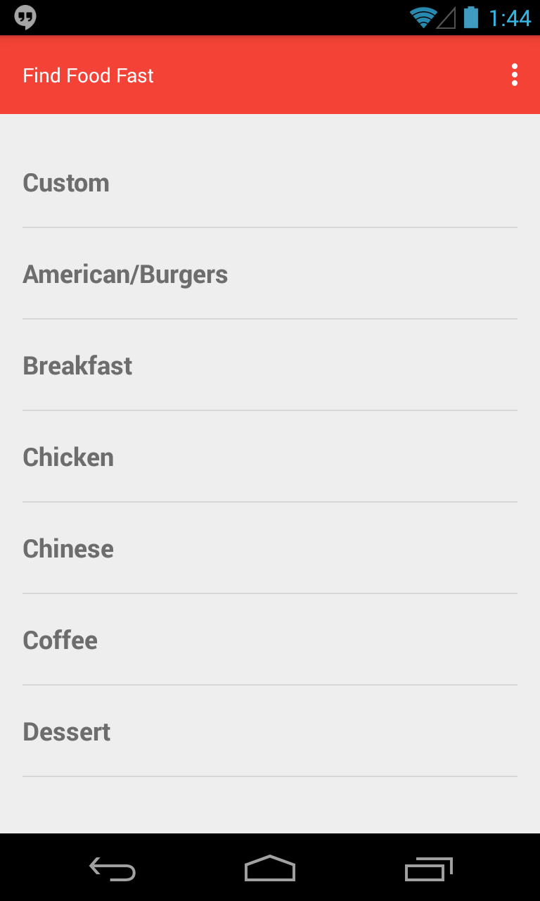 Find Food Fast Pro Screen 1