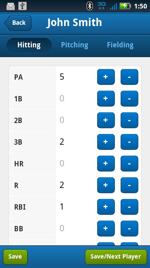TomorrowsPro Sports Stats App Screen 2