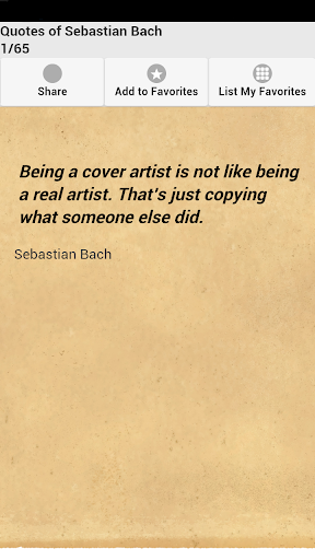 Quotes of Sebastian Bach