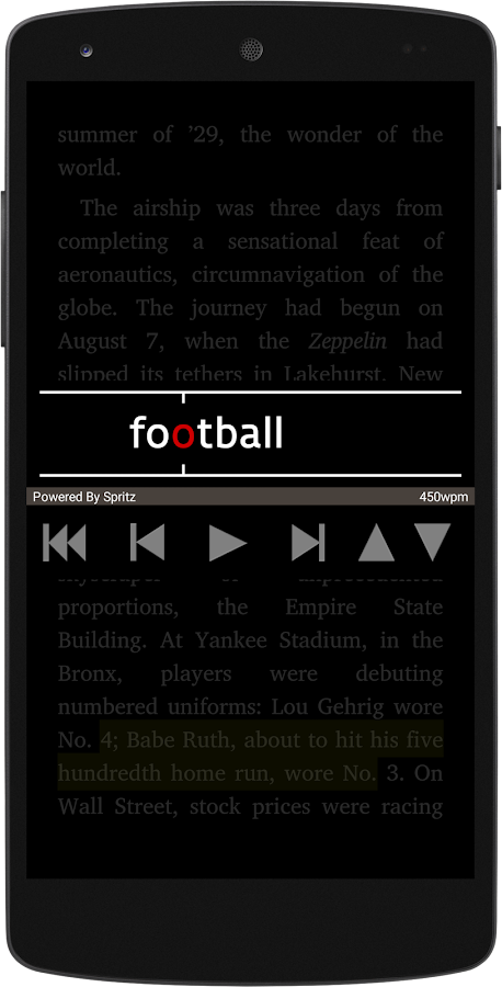    SpeedRead With Spritz- screenshot  