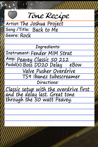 【免費音樂App】Tone Recipes-APP點子