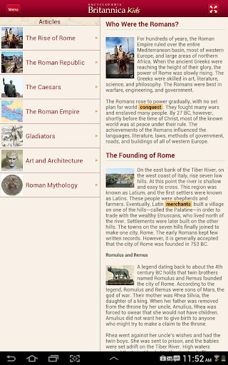 Britannica Kids: Ancient Rome