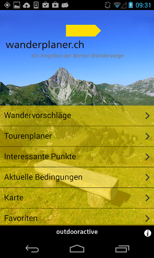 Wanderplaner BernerWanderwege