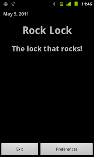 "Rock Lock App for Android" icon