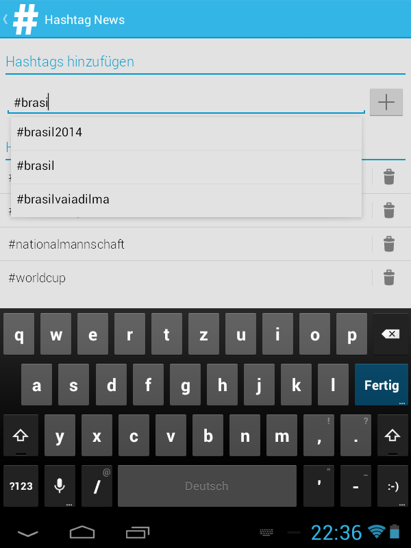    Hashtag News- screenshot  