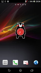 くまモンのアナログ時計ウィジェット Screenshots 2