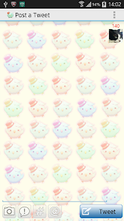 Tweecha Theme:Nijiiro Pi-chan(圖3)-速報App