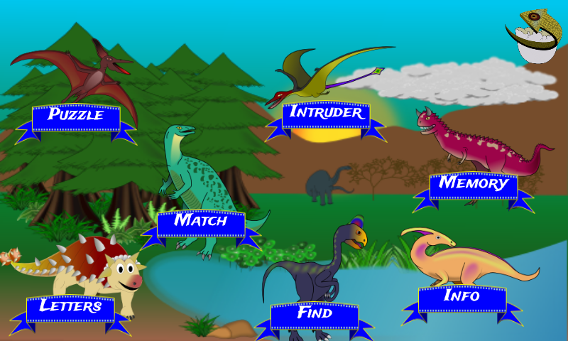 Dinosaur 1st 2nd Graders Game Screen 1
