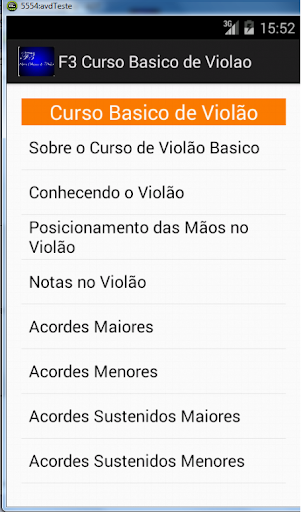 F3 Curso de Violao Basico