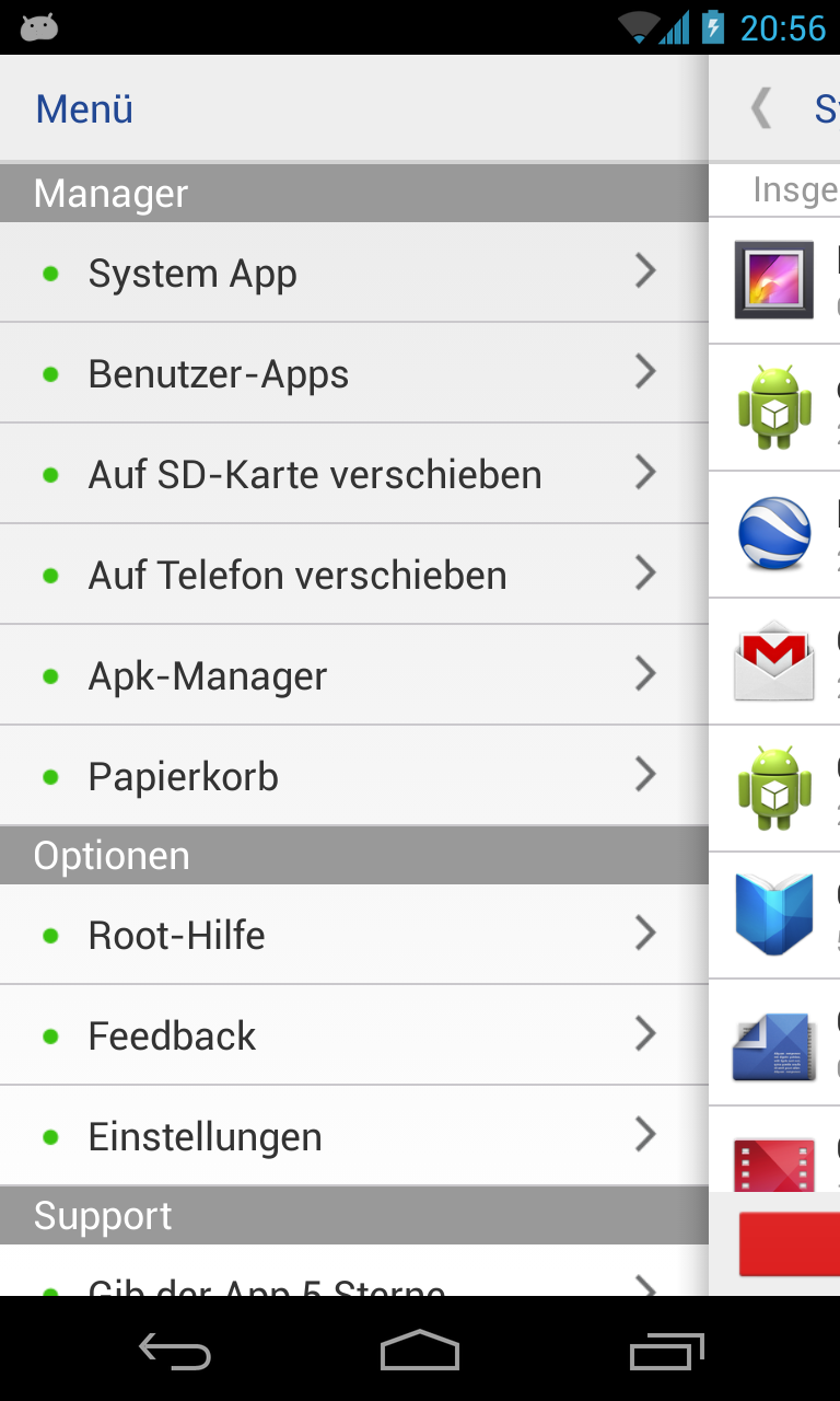 Android application System app remover (root needed) screenshort