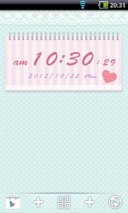 Cute and girly Clock Widget(圖5)-速報App