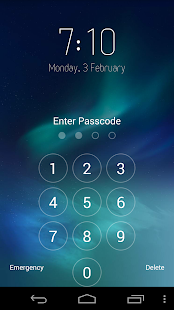 iPhone 5s ios7 Lock Screen - screenshot thumbnail