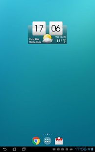 Sense Flip Clock &amp; Weather screenshot for Android
