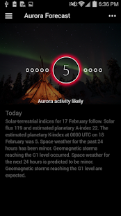 Space Weather App screenshot for Android