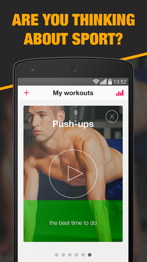 Android application My Сoach PRO - Workout Fitness screenshort