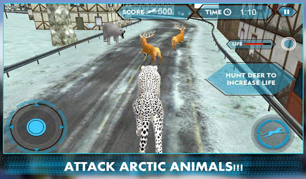 Wild Snow Leopard Attack 3D poster 11