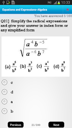 US 8th Algebra poster 22