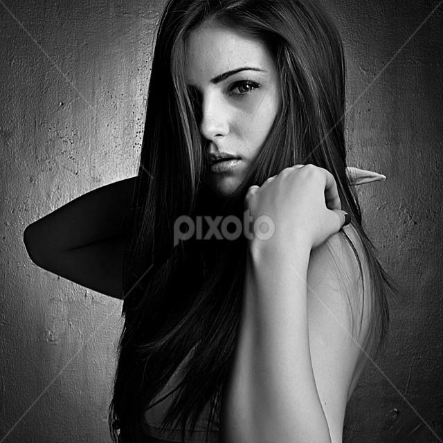 by Gabriel John Rimando - Black & White Portraits & People