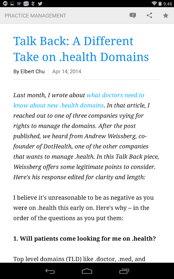   MedPage Today- ቅጽበታዊ ገጽ እይታ 