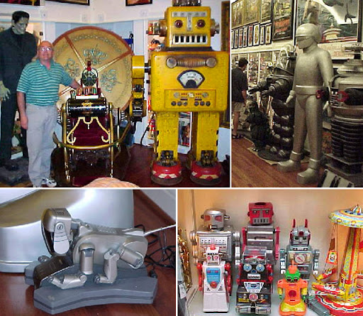 life-size portal 2 atlas bot. Goodwin Museum Toy Robot