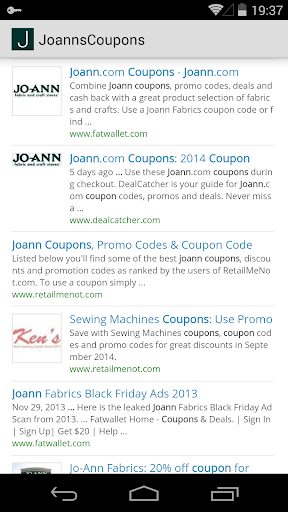 【免費購物App】Coupons for Joanns-APP點子