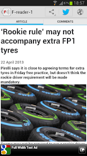 Freader1 - Formula Racing News(圖3)-速報App