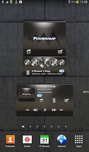 Download Poweramp widget - BLACK PLATIN APK