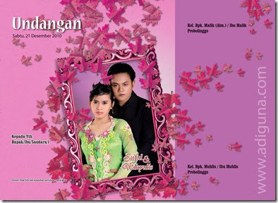 DiLLO Warung Cyber_Net: Undangan Nikah Ungu Photoshop ...
