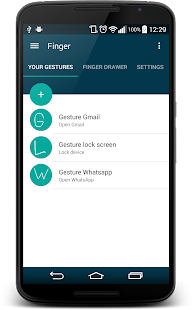 Finger Gesture Launcher - screenshot thumbnail