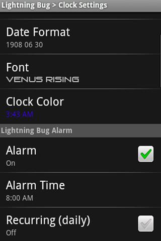 Lightning Bug - Sleep Clock
