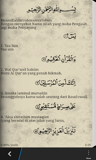 Download Surat Yasin Latin Dan Terjemahannya Surat Yasin A