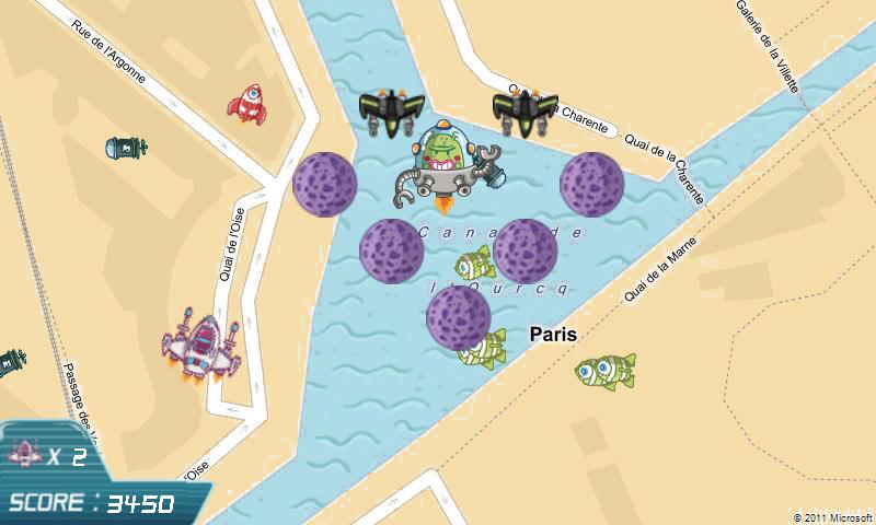 GPS Invaders Screen 2