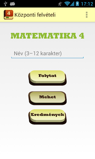 【免費教育App】Központi Felvi Matek 4-APP點子