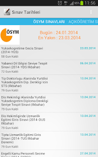 Lastest Sınav Tarihleri APK