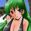Shaking App7  Bathing suit-V logo