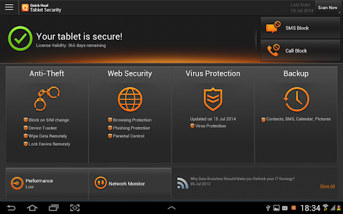 Quick Heal Tablet Security