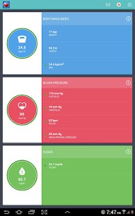 Health Tracker -Sugar BP BMI