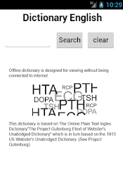 Diccionario Inglés - Offline poster 1